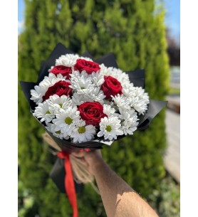 Özel Papatya Gül Buketi